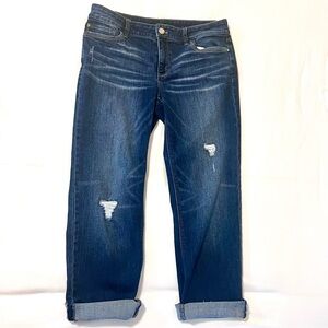 White House Black Market Cropped Jeans